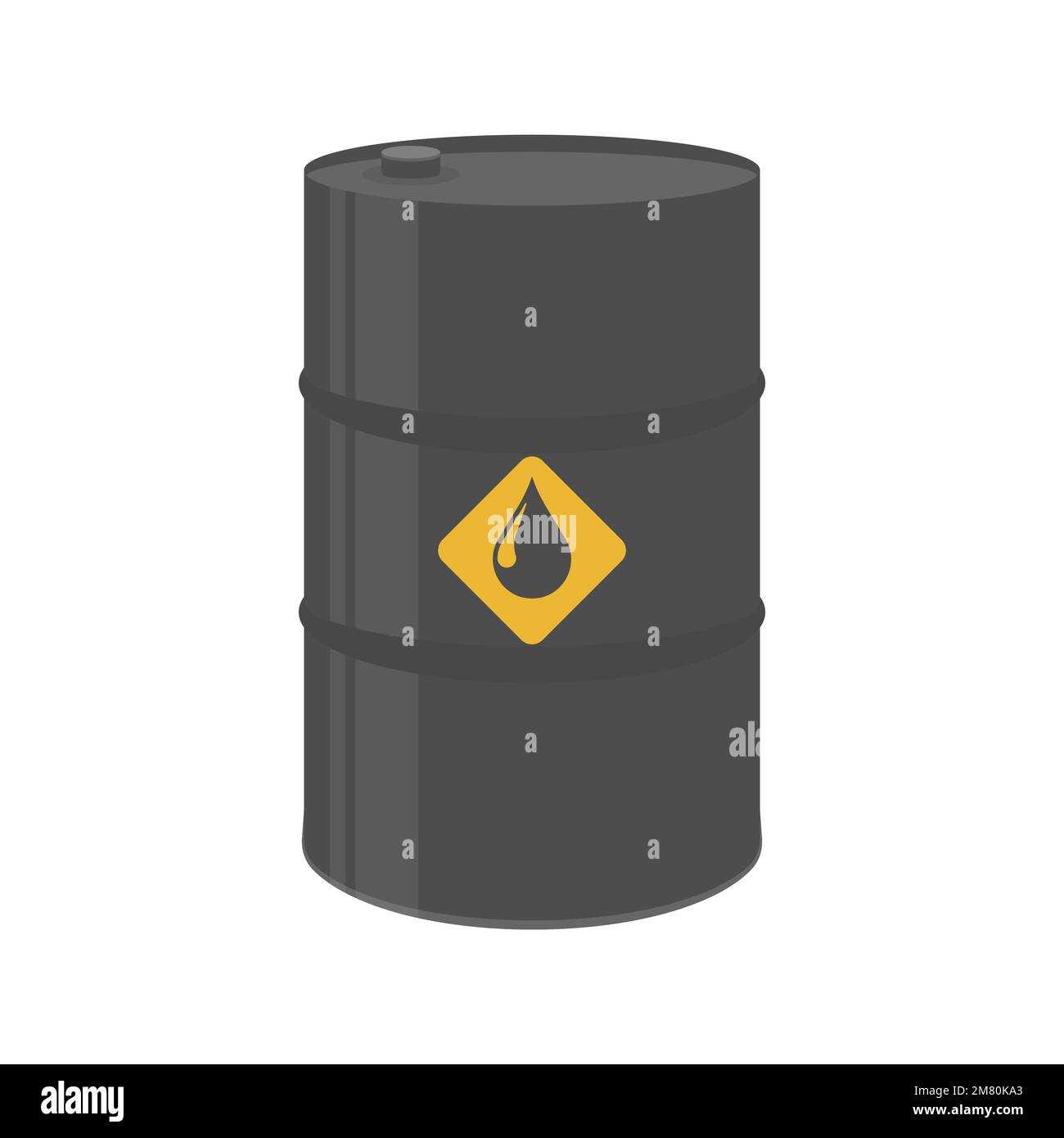 Barile di metallo con icona di olio. Illustrazione vettoriale. EPS 10  Immagine e Vettoriale - Alamy