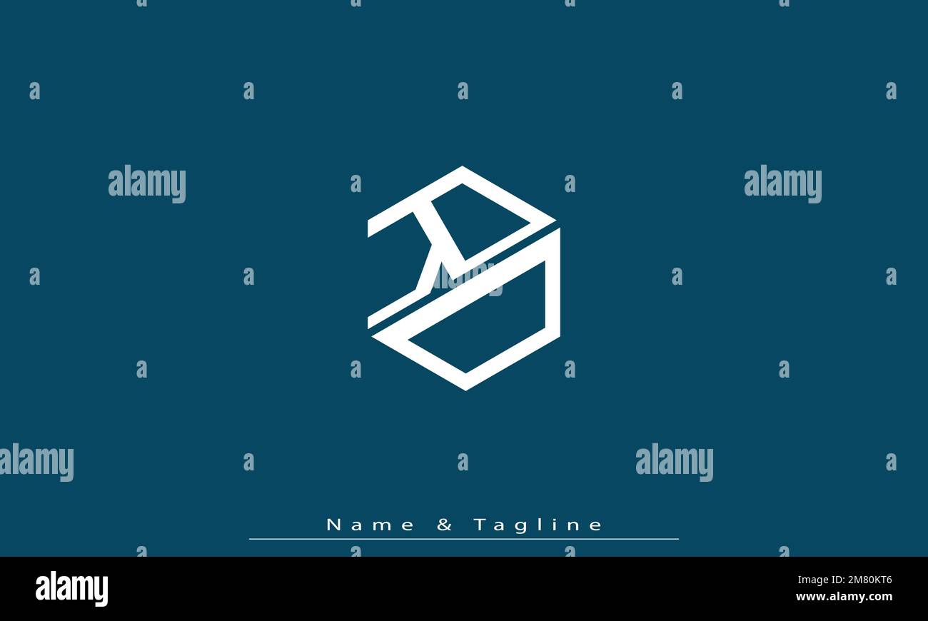 Lettere alfabetiche iniziali logo monogramma RD , DR Illustrazione Vettoriale