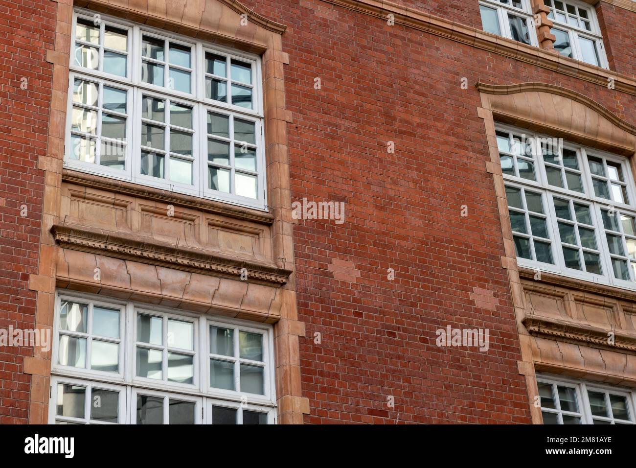 Dettaglio architettonico di un edificio d'epoca. Foto Stock