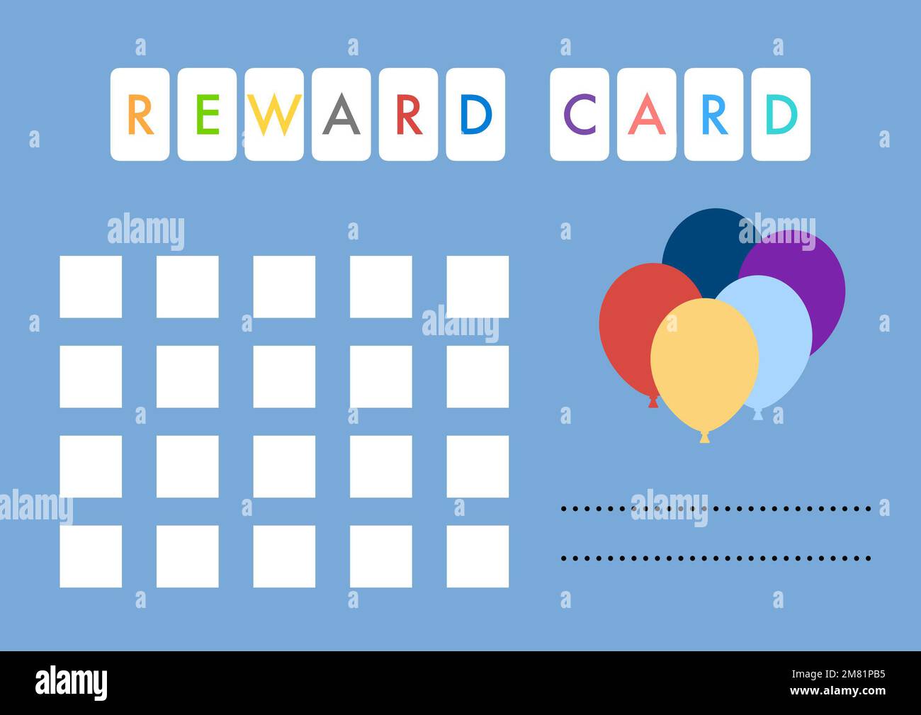 Carte premio per gli studenti per aumentare la motivazione in classe Foto Stock