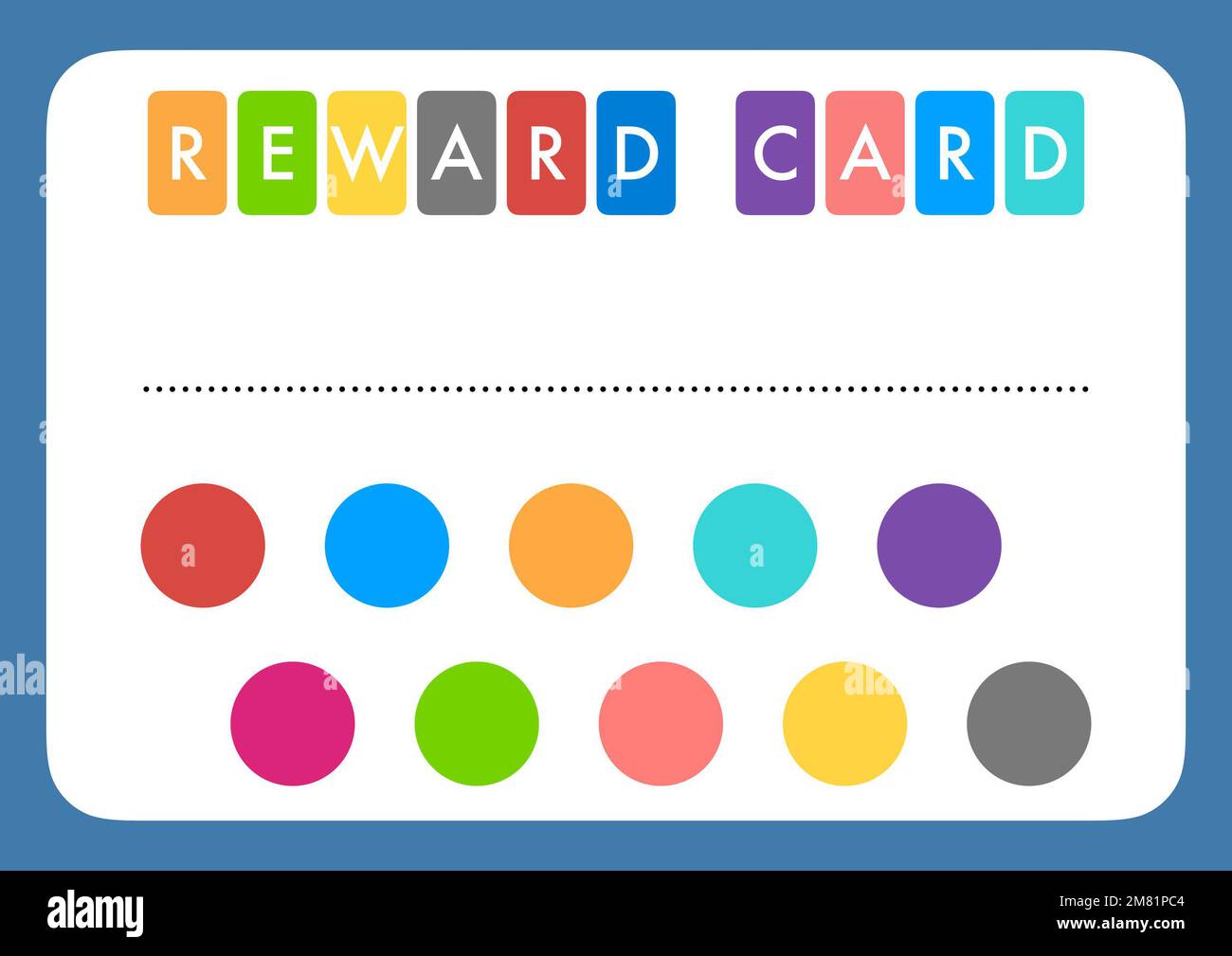 Carte premio per gli studenti per aumentare la motivazione in classe Foto Stock