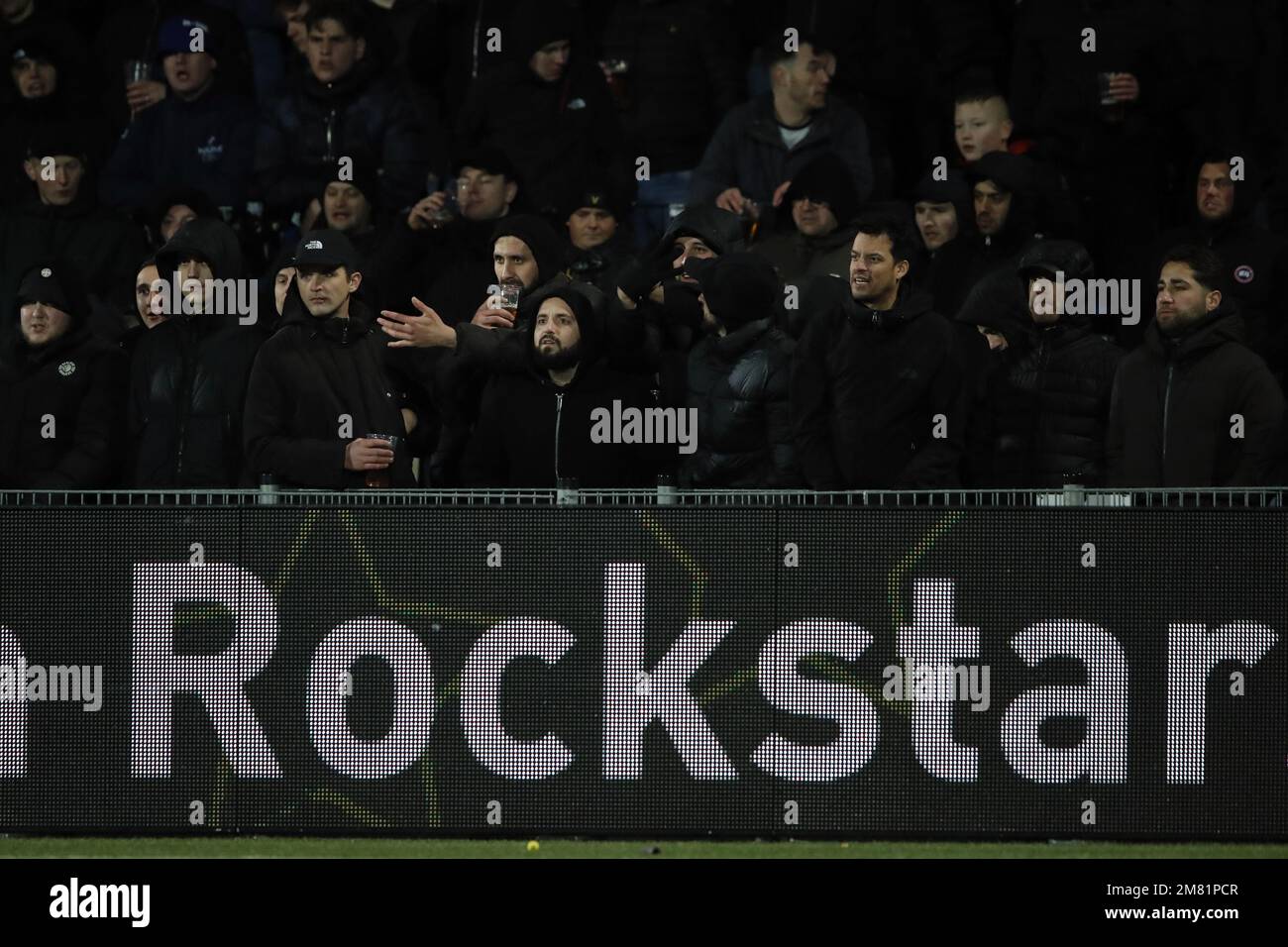 DEN BOSCH - sostenitori del FC Den Bosch durante il 2nd° round della Toto KNVB Cup tra il FC Den Bosch e l'Ajax allo Stadion De Vliert il 11 gennaio 2023 a Den Bosch, Paesi Bassi. ANP BART STOUTJESDYK Foto Stock