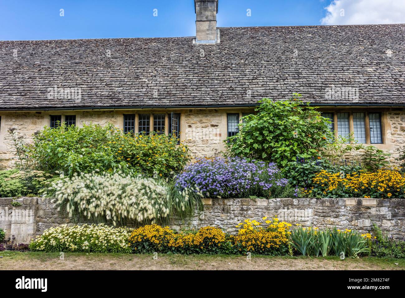 Giardini commemorativi del Christ Church College, Oxford, Oxfordshire, Inghilterra sudorientale Foto Stock