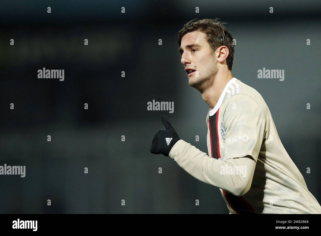 DEN BOSCH - Lorenzo Lucca di Ajax durante il 2nd° round della Toto KNVB Cup tra FC Den Bosch e Ajax allo Stadion De Vliert il 11 gennaio 2023 a Den Bosch, Paesi Bassi. ANP BART STOUTJESDYK Foto Stock