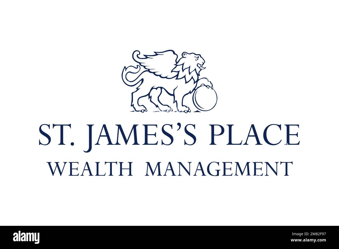 St James's Place plc, Logo, sfondo bianco Foto Stock