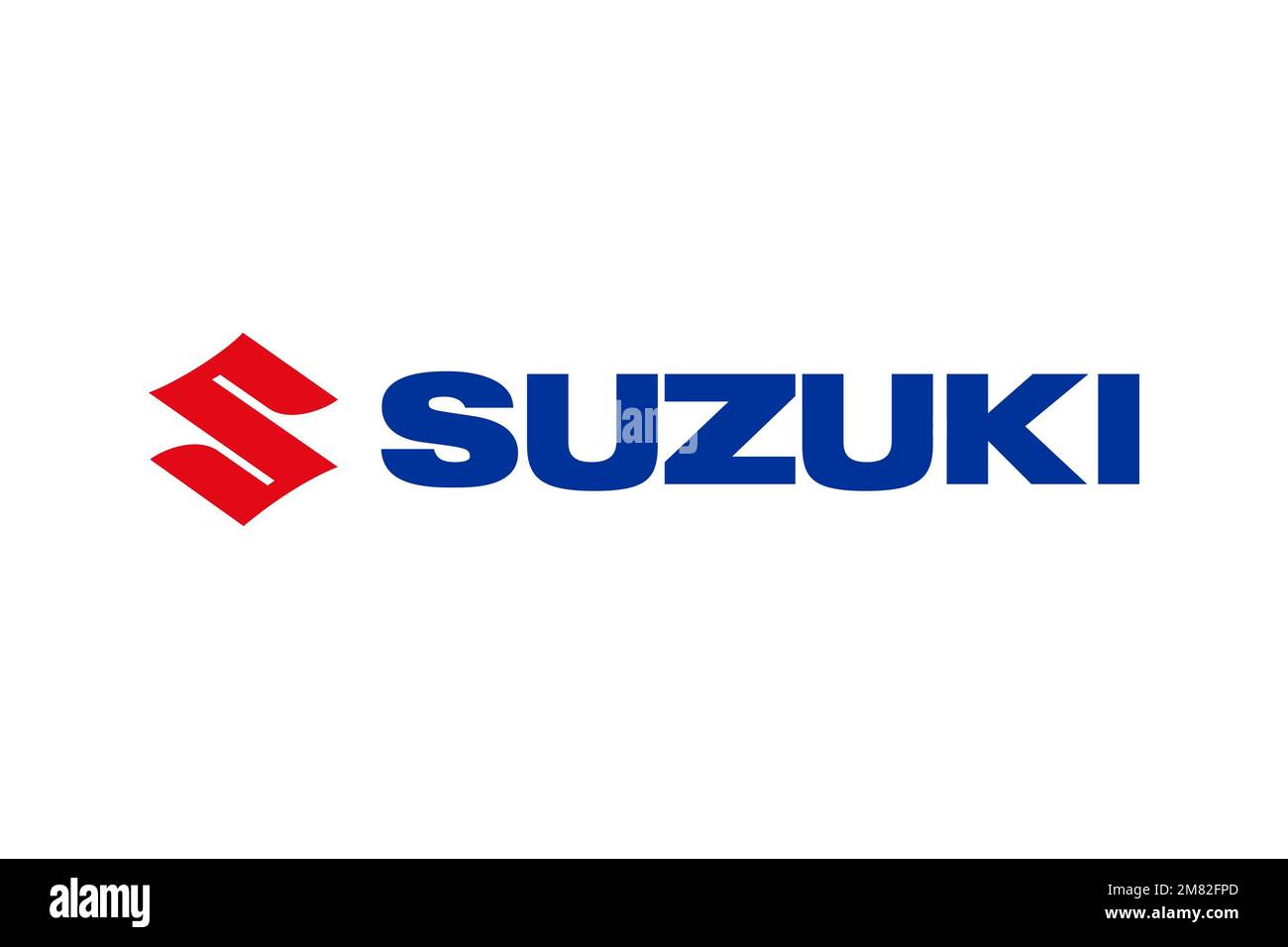 Motore Indomobile Suzuki, Logo, sfondo bianco Foto Stock