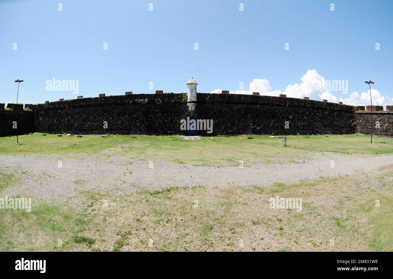 Macapá,Amapá,Brasile,14 novembre 2021. Fortezza di São José do Amapá, situata nella regione settentrionale del Brasile. Foto Stock