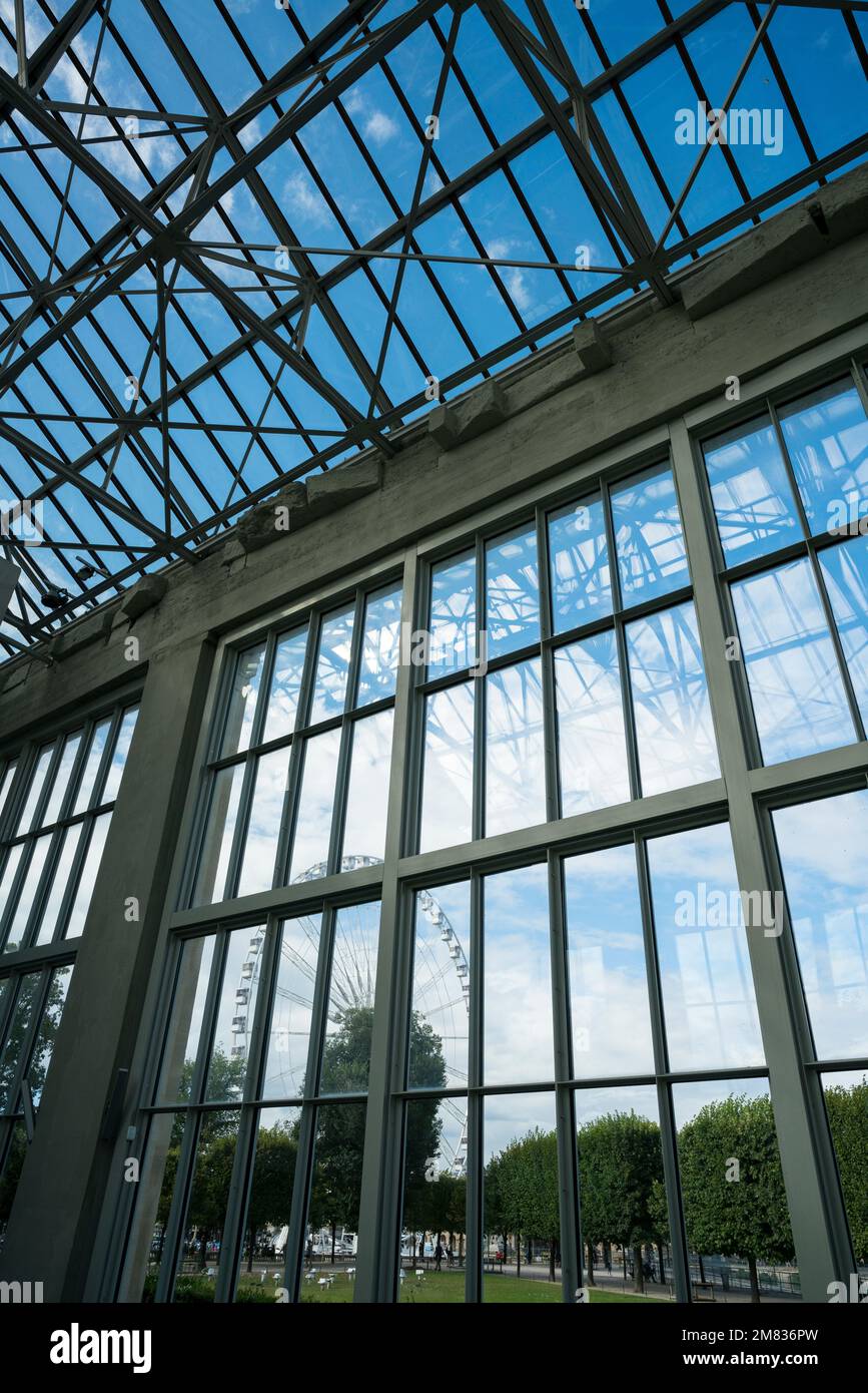 Giardino d'arancia galleria d'arte a Parigi, Francia Foto Stock