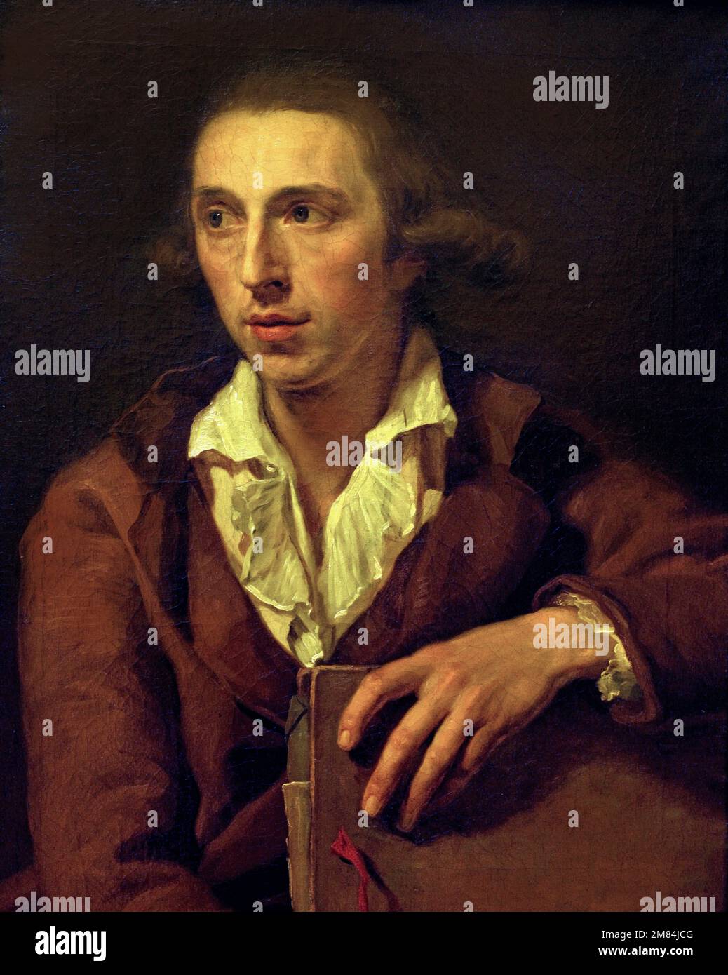 RITRATTO DELL'INCISORE FRANCESCO DAVID SOIRON 1798 di Jean-Pierre Saint-Ours, 1752-1809, Geneve, Svizzera, Foto Stock