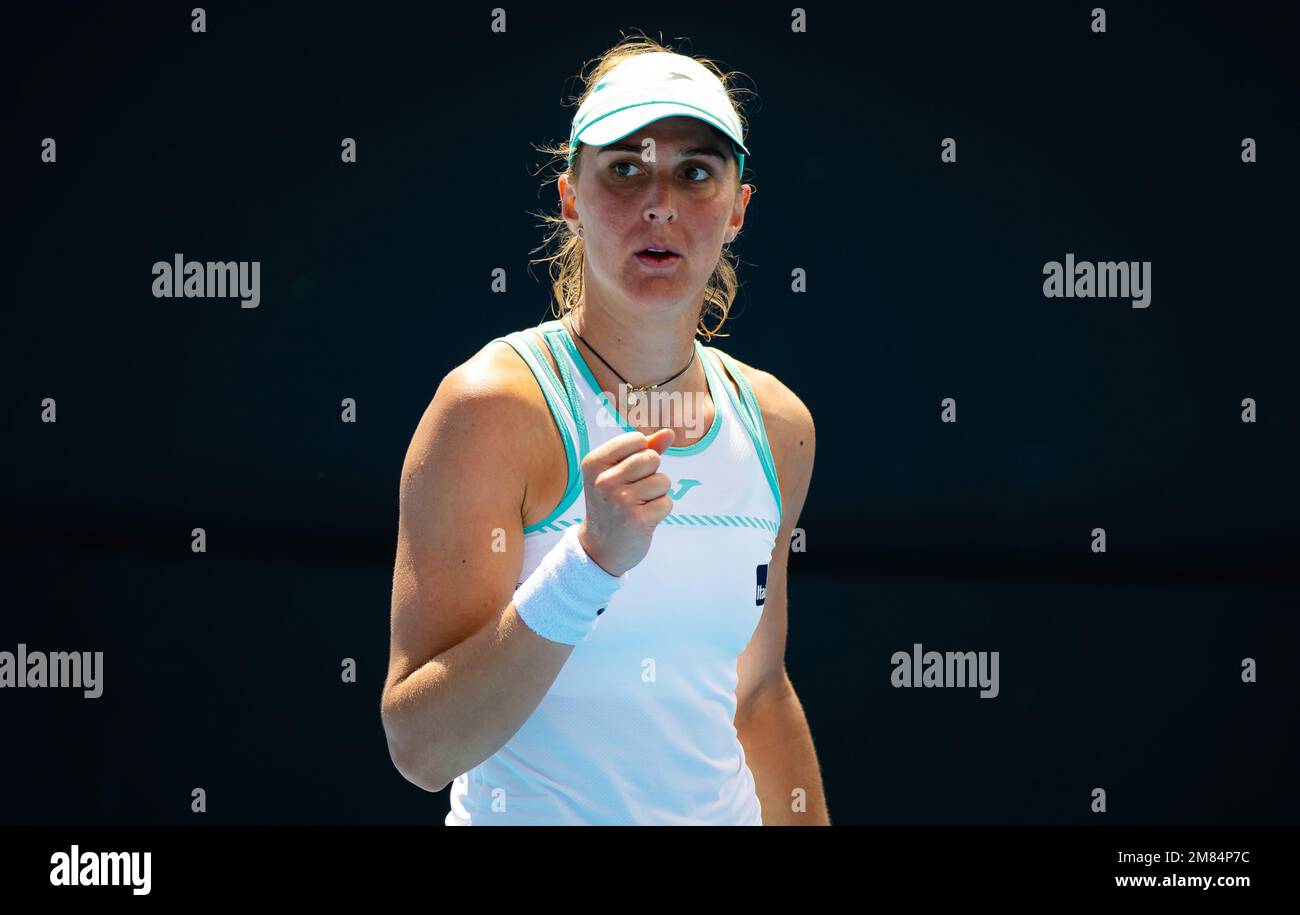 Beatriz Haddad Maia del Brasile durante il secondo round del 2023° torneo di tennis di Adelaide International 2, WTA 500, il 11 gennaio 2023 ad Adelaide, Australia - Foto: Rob Prange/DPPI/LiveMedia Foto Stock