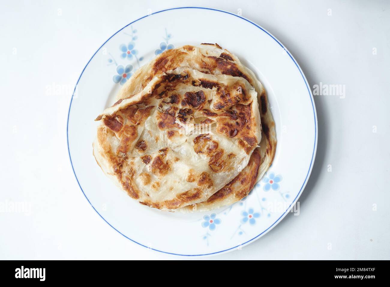 roti chapati fatti in casa a tavola . Foto Stock