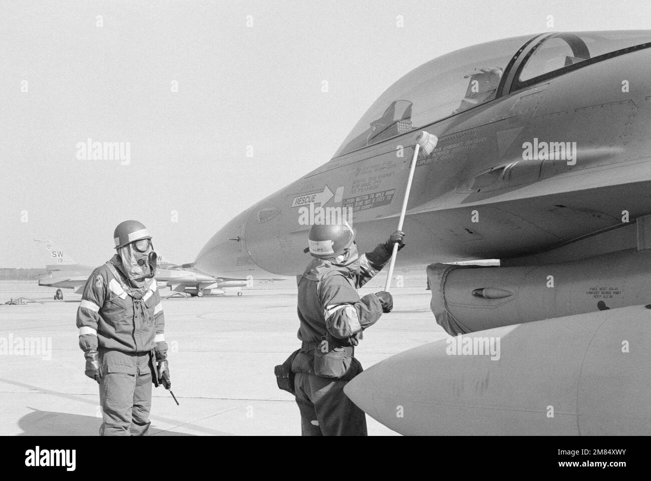 DF-SN-87-02130. Soggetto operativo/Serie: SEA LION 86-3E base: Shaw Air Force base Stato: South Carolina (SC) Paese: Stati Uniti d'America (USA) Foto Stock