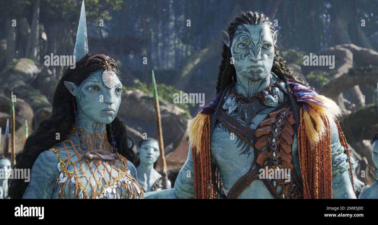 AVATAR: THE WAY OF WATER (2022) KATE WINSLET CLIFF CURTIS JAMES CAMERON (DIR) WALT DISNEY STUDIOS MOTION PICTURES/MOVIESTORE COLLECTION Foto Stock