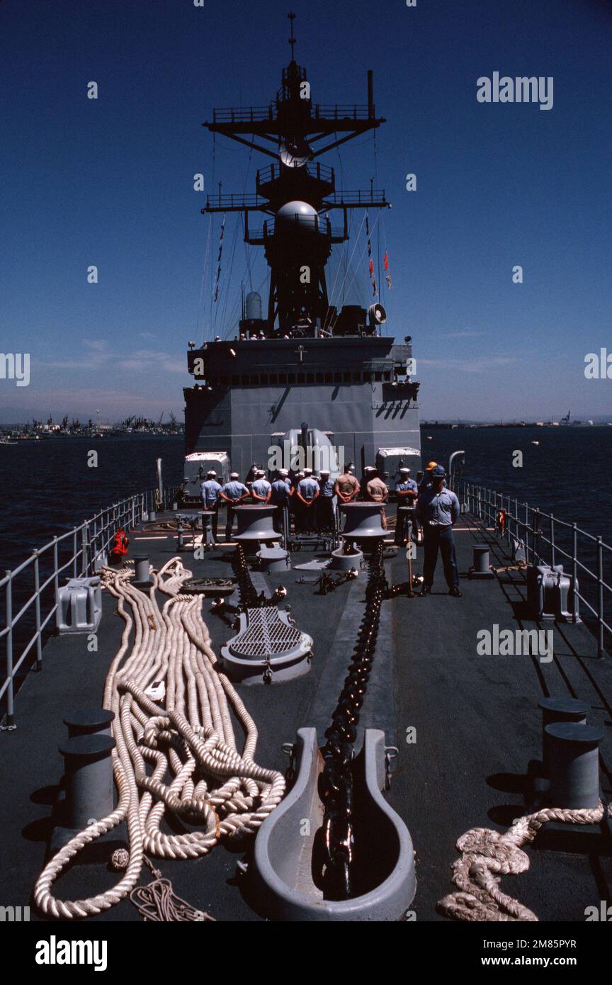 DN-ST-87-02982. Base: Naval Station, San Diego Stato: California (CA) Paese: Stati Uniti d'America (USA) Foto Stock