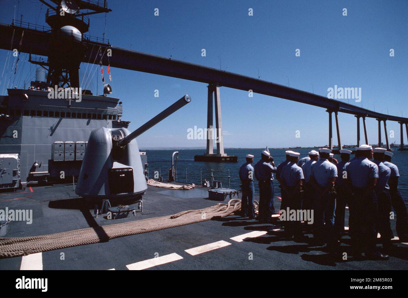 DN-ST-87-02984. Base: Naval Station, San Diego Stato: California (CA) Paese: Stati Uniti d'America (USA) Foto Stock