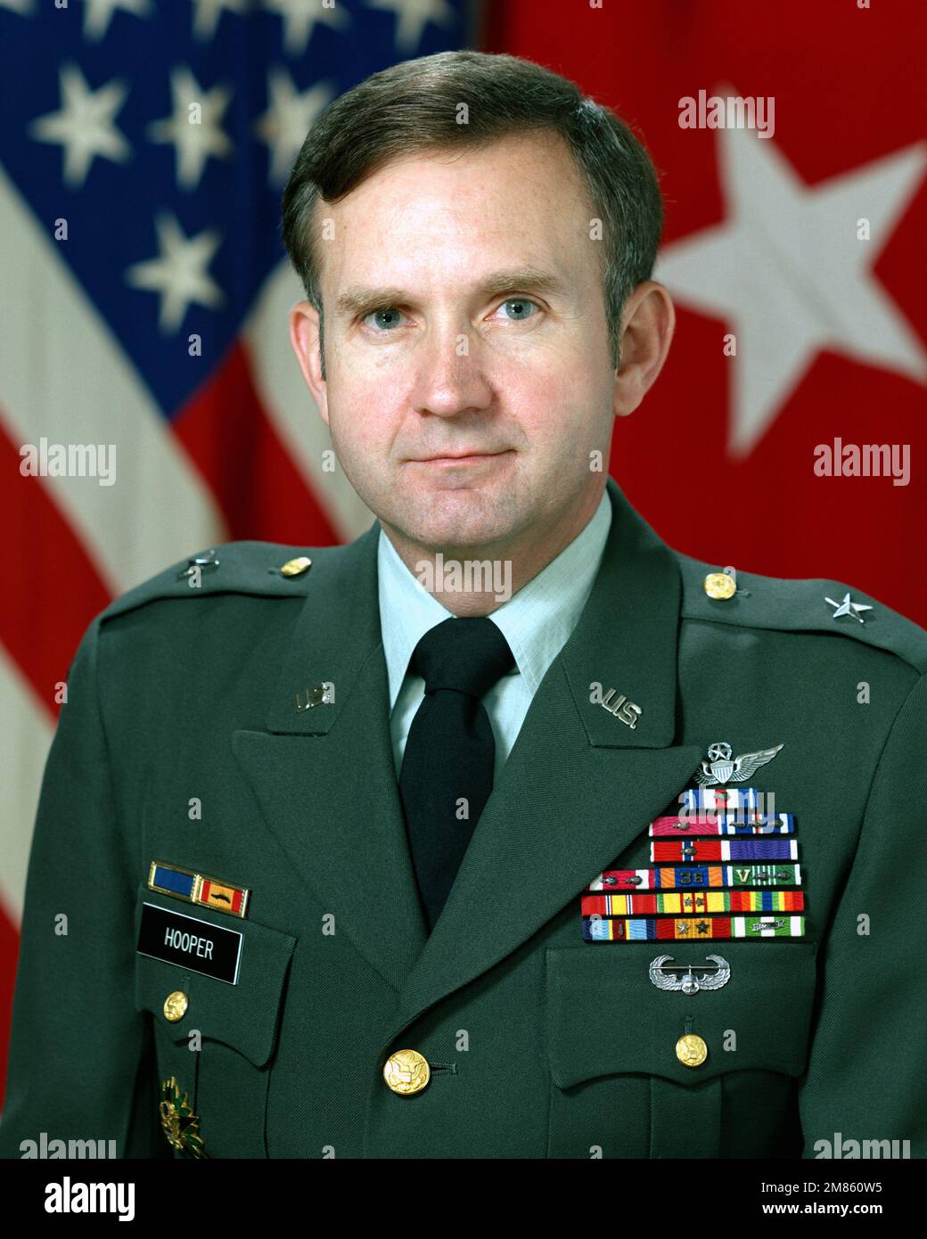 Brigadier Generale Lynn C. Hopper, USA (scoperto). Paese: Sconosciuto Foto Stock