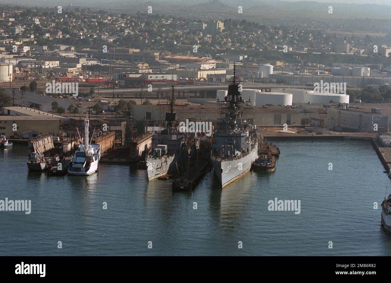 DN-SC-87-10809. Base: Naval Station, San Diego Stato: California (CA) Paese: Stati Uniti d'America (USA) Foto Stock