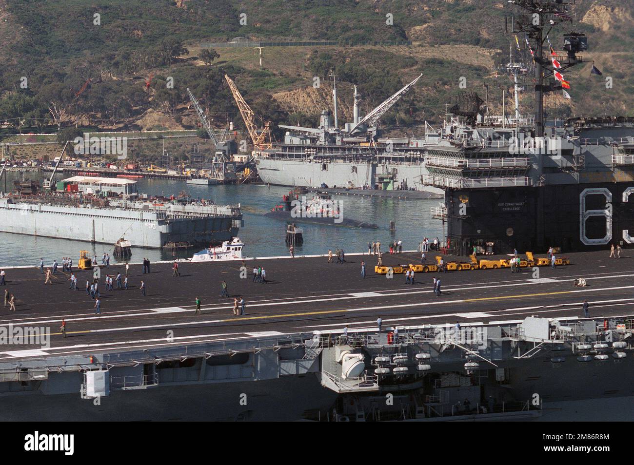 DN-SC-87-10807. Base: Naval Station, San Diego Stato: California (CA) Paese: Stati Uniti d'America (USA) Foto Stock