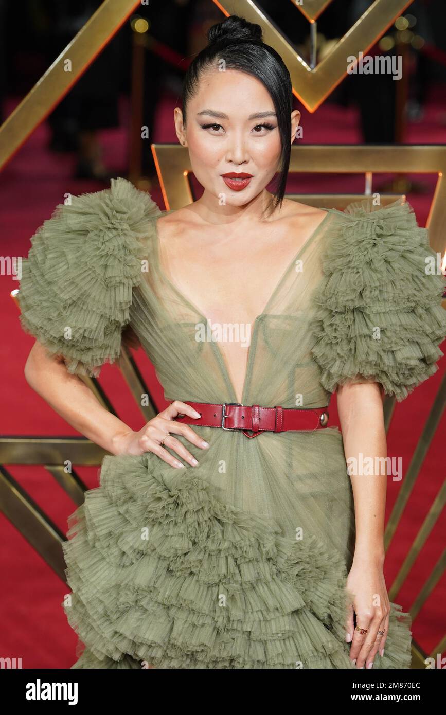 Li Jun li partecipa alla prima di Babylon alla BFI Imax Waterloo di Londra. Data immagine: Giovedì 12 gennaio 2023. Foto Stock