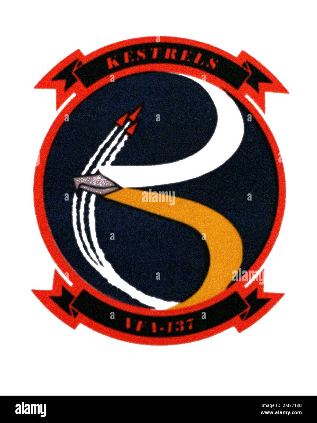 Insegne per: Attaccante-combattente Squadrone 137 (VFA-137). Paese: Sconosciuto Foto Stock