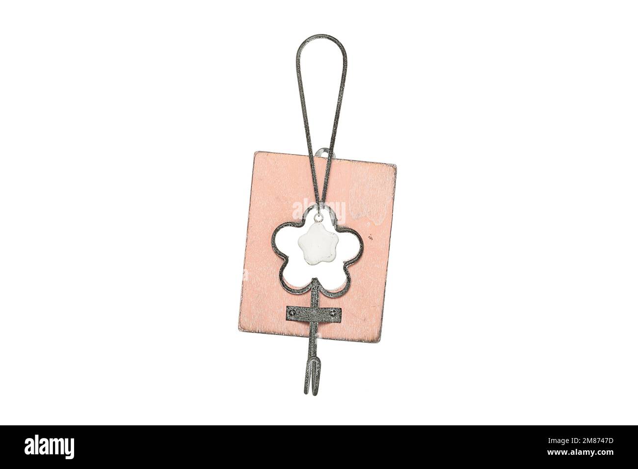 Gadget stringa da appendere con varie figure. Regalo per Natale, Pasqua, San Valentino, Vacanze, inverno, estate, primavera, compleanno Foto Stock