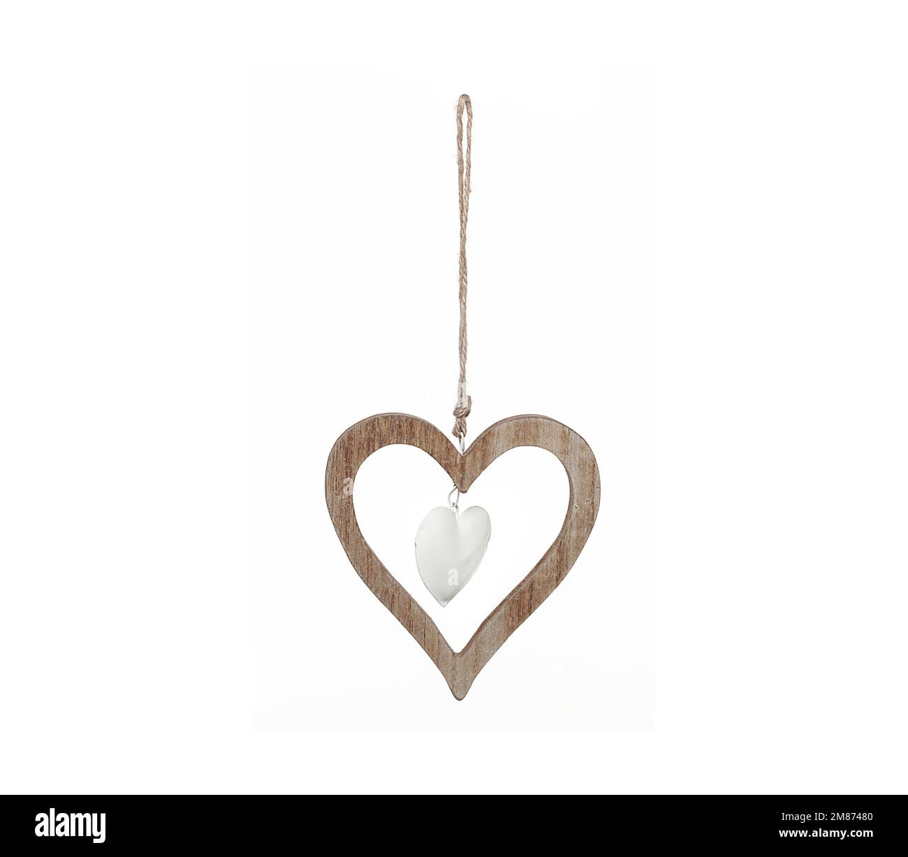 Gadget stringa da appendere con varie figure. Regalo per Natale, Pasqua, San Valentino, Vacanze, inverno, estate, primavera, compleanno Foto Stock