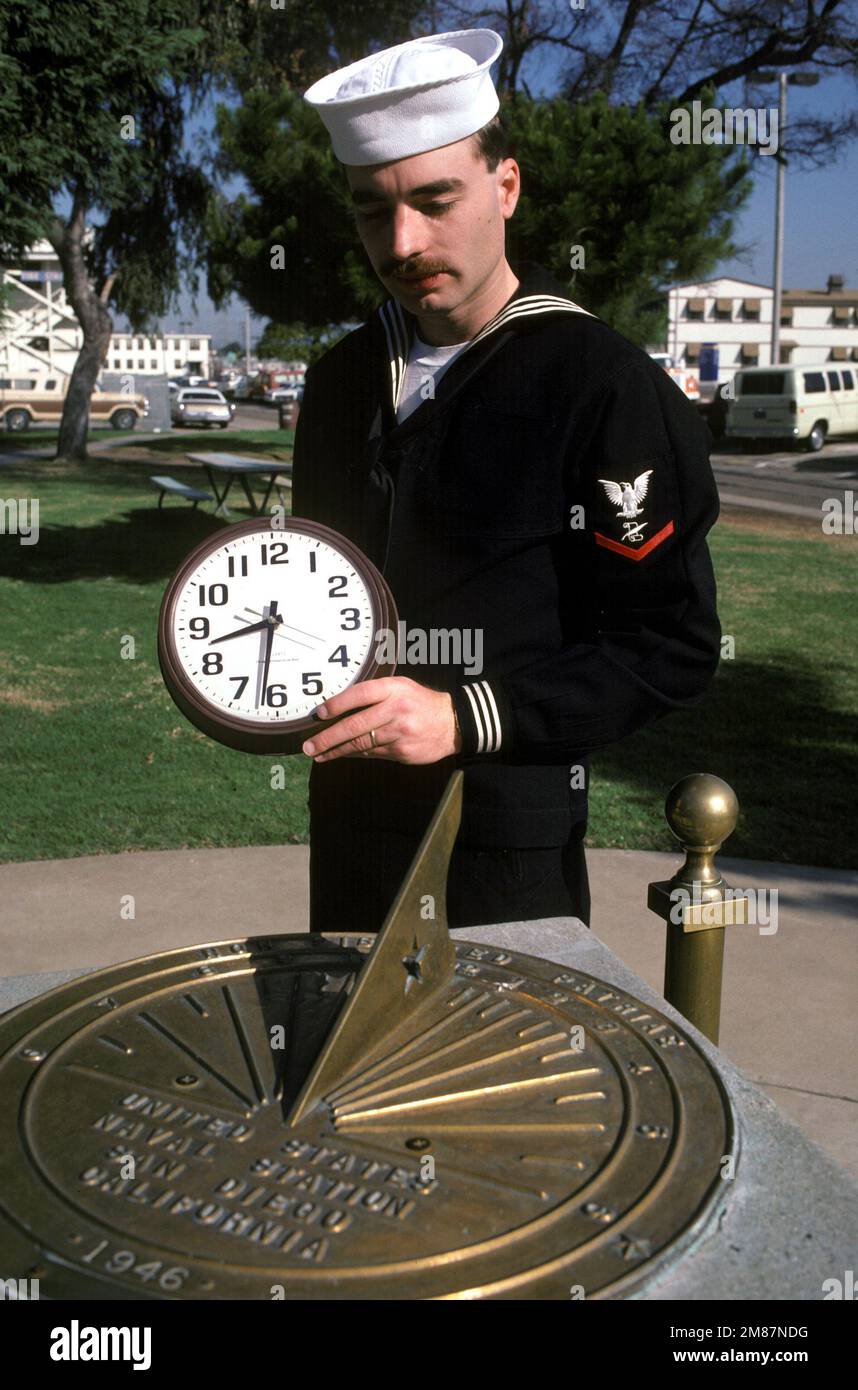 DN-ST-87-05103. Base: Naval Station, San Diego Stato: California (CA) Paese: Stati Uniti d'America (USA) Foto Stock