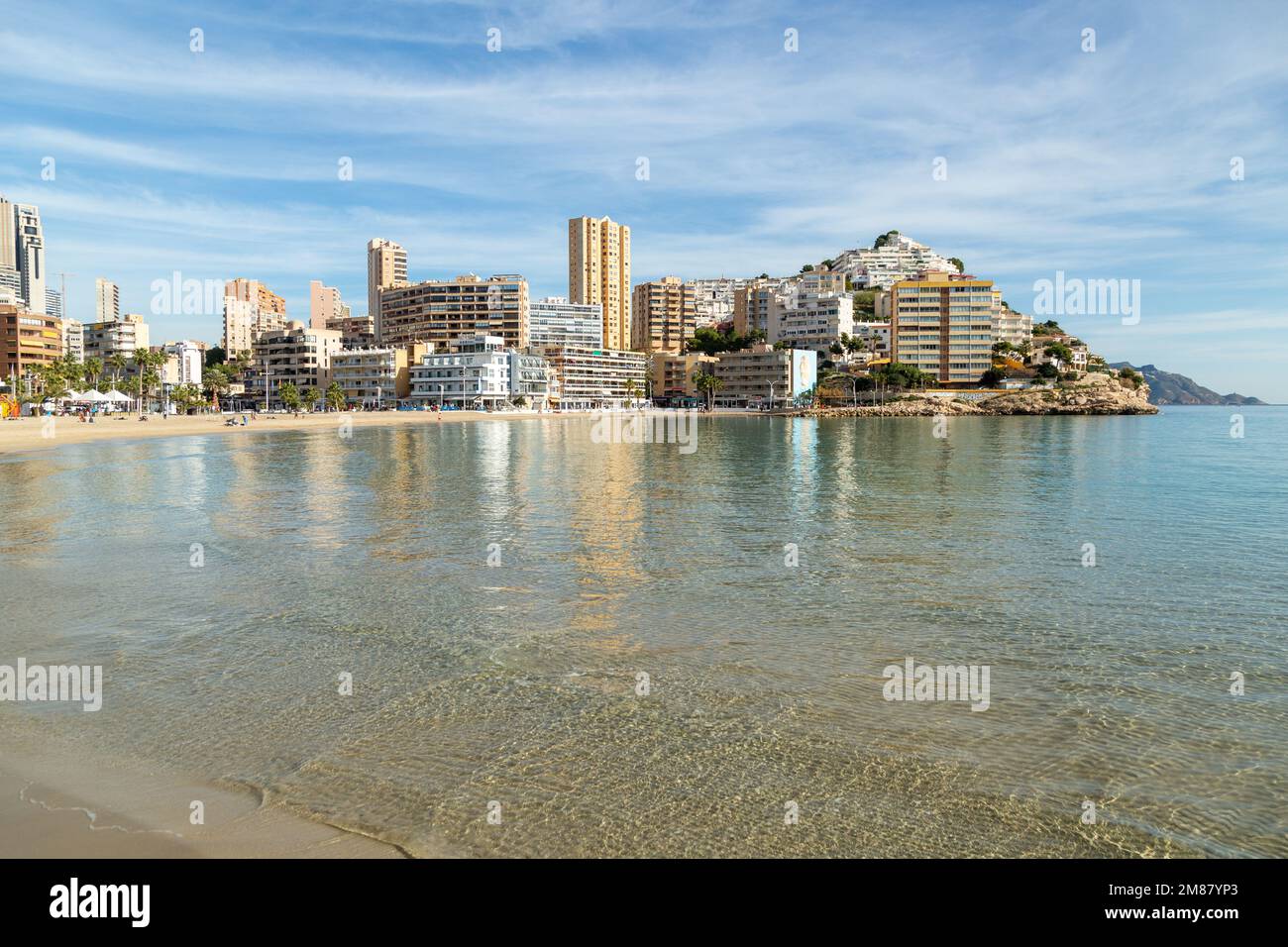 Platja de la cala de finestrat immagini e fotografie stock ad alta
