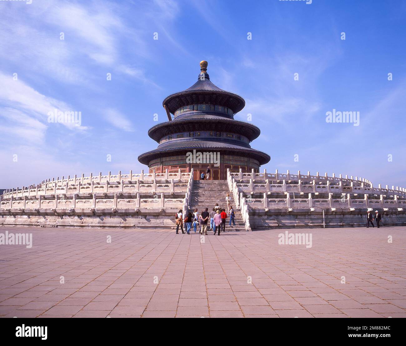 Sala di preghiera per i buoni raccolti, Tempio del Paradiso, Dongcheng, Pechino, Pechino e Nord-Est, La Repubblica popolare cinese Foto Stock