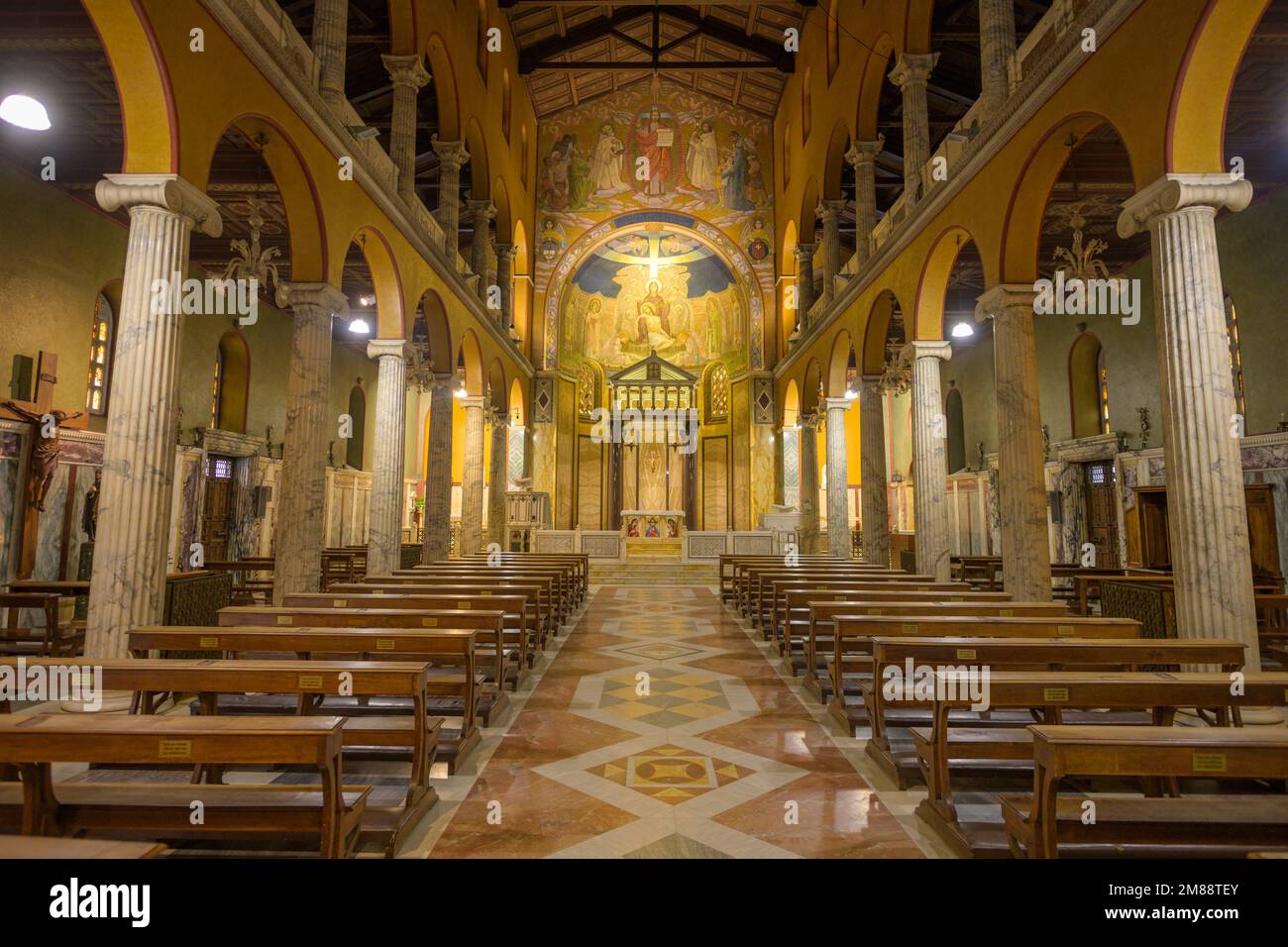Chiesa di Santa Maria Addolorata (Chiesa Argentina), Roma, Italia Foto Stock
