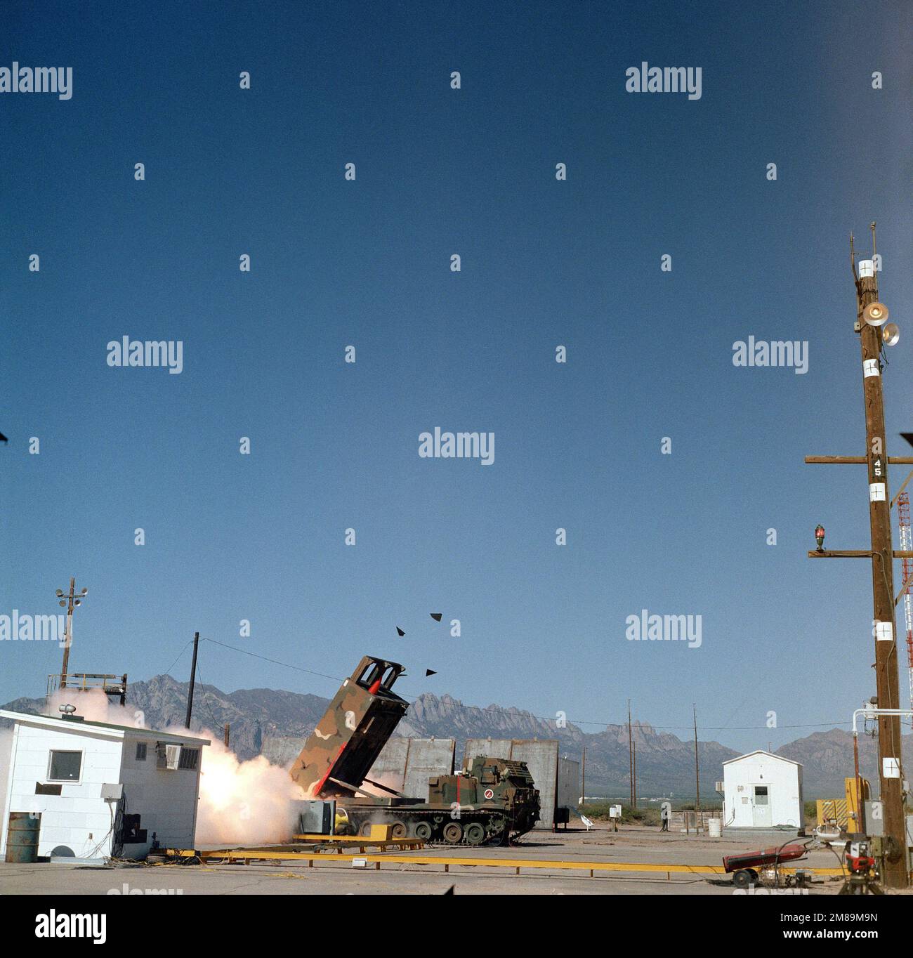 DA-SC-89-11652. Base: White Sands Missile Range Stato: New Mexico (NM) Paese: Stati Uniti d'America (USA) Foto Stock