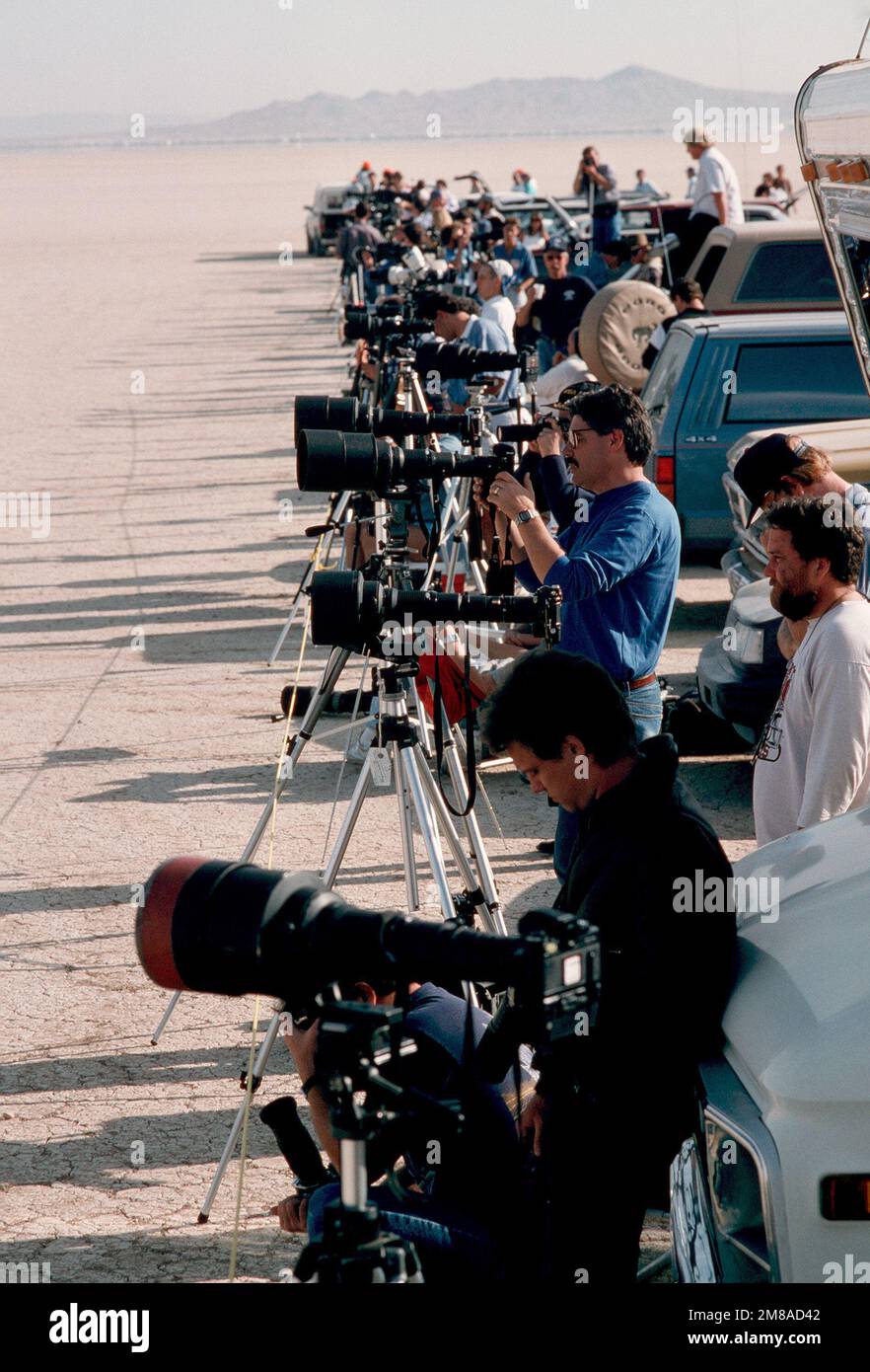 DF-ST-89-09810. Base: Edwards Air Force base Stato: California (CA) Paese: Stati Uniti d'America (USA) Foto Stock