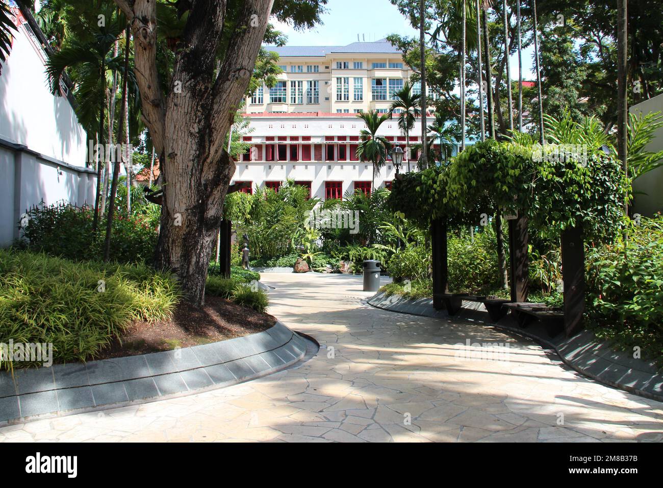 giardino pubblico a singapore Foto Stock