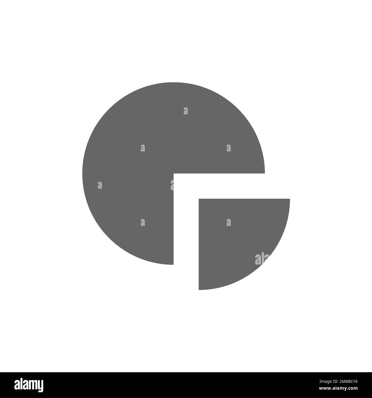 Icona proporzione, modello risorsa grafica, illustrazione vettoriale. Illustrazione Vettoriale