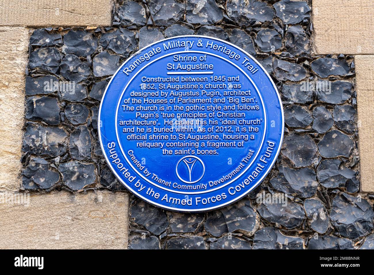Chiesa di Sant'Agostino, Ramsgate, progettata da Pugin Foto Stock