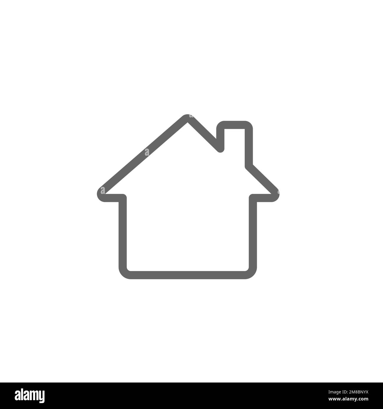 Casa icona. Modello di risorsa grafica, illustrazione vettoriale. Illustrazione Vettoriale