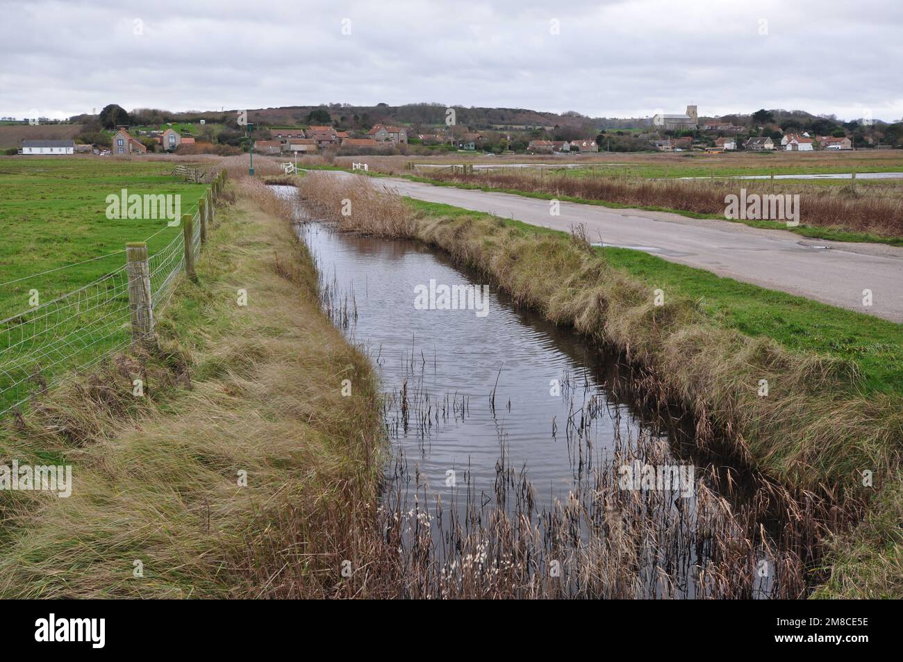 Salthouse sulla costa nord del Norfolk, Inghilterra, Regno Unito Foto Stock
