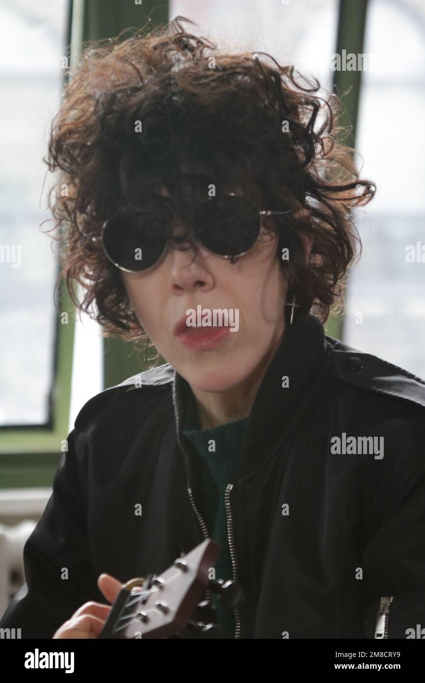 LP - Laura Pergolizzi filma una sessione a Brooklyn, New York Foto Stock