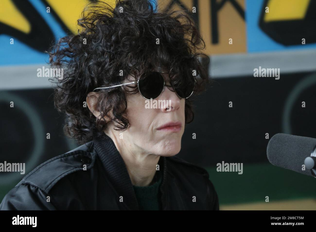 LP - Laura Pergolizzi filma una sessione a Brooklyn, New York Foto Stock