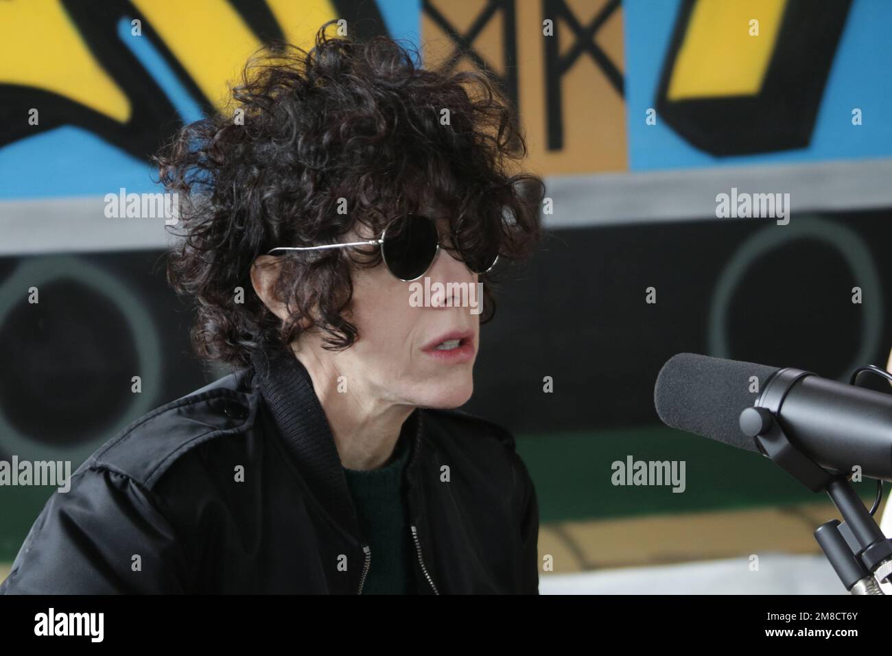 LP - Laura Pergolizzi filma una sessione a Brooklyn, New York Foto Stock