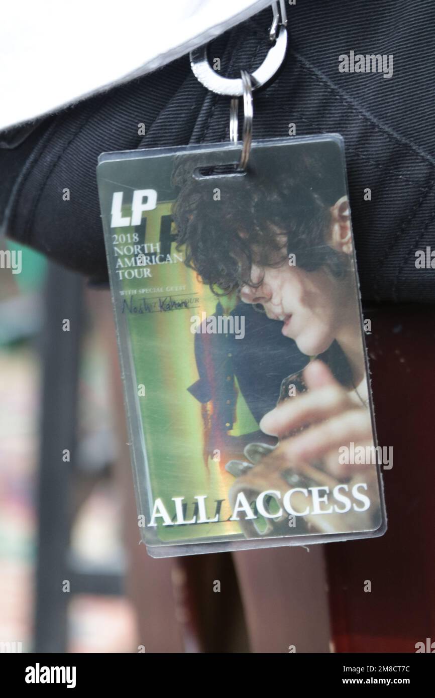 LP - Laura Pergolizzi filma una sessione a Brooklyn, New York Foto Stock