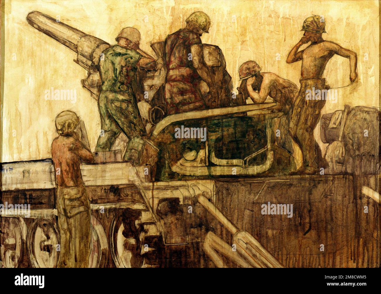 Illustrazione: 'HIP Pocket' Vietnam, 1970. Artista: David E. Graves. Numero di catalogo: 1.140.87. Paese: Sconosciuto Foto Stock