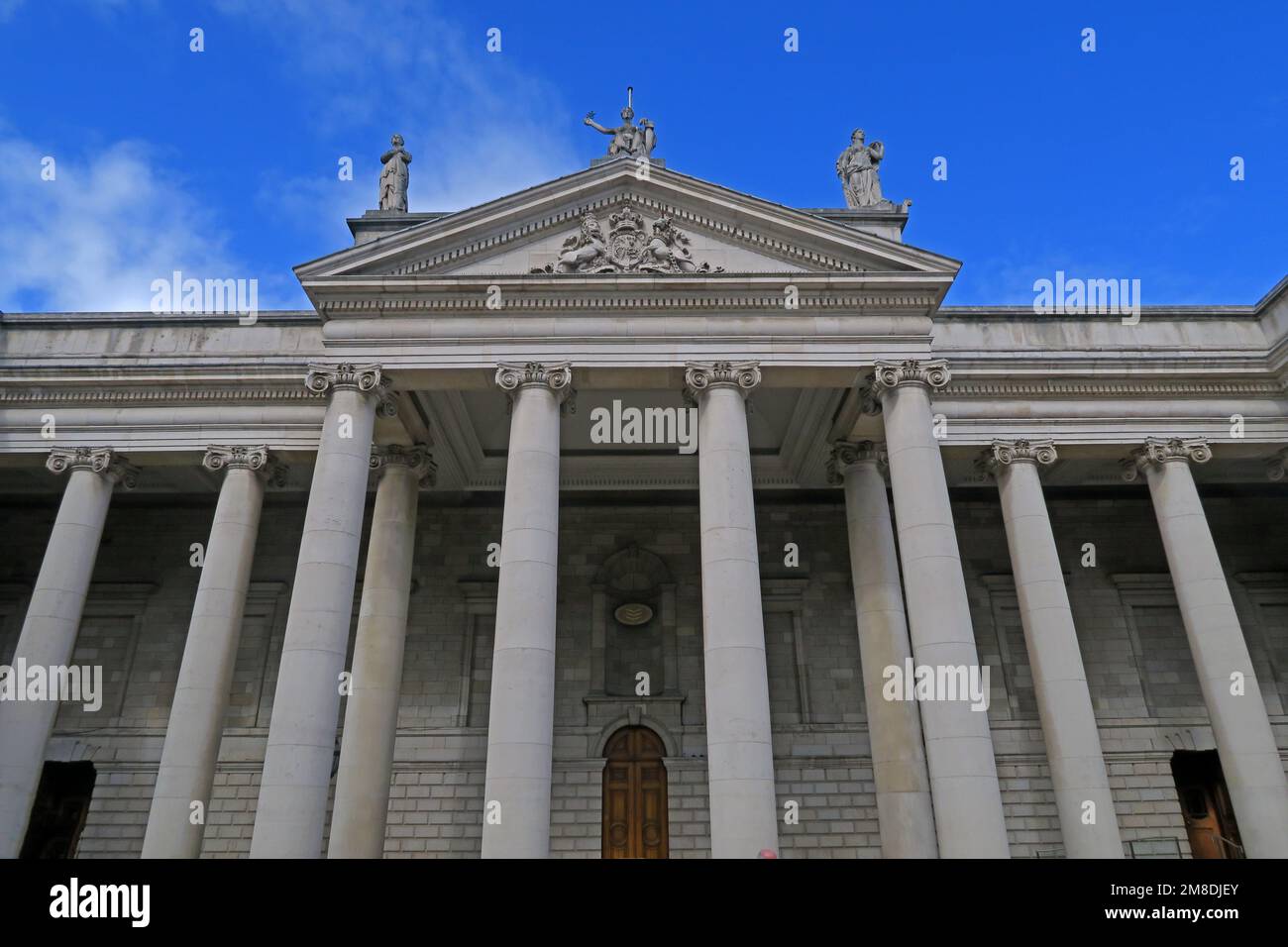 Ex sede della Banca d'Irlanda, edificio del parlamento di Oolf , 2 College Green, Temple Bar, Dublino, D02 VR6, Eire, Irlanda Foto Stock