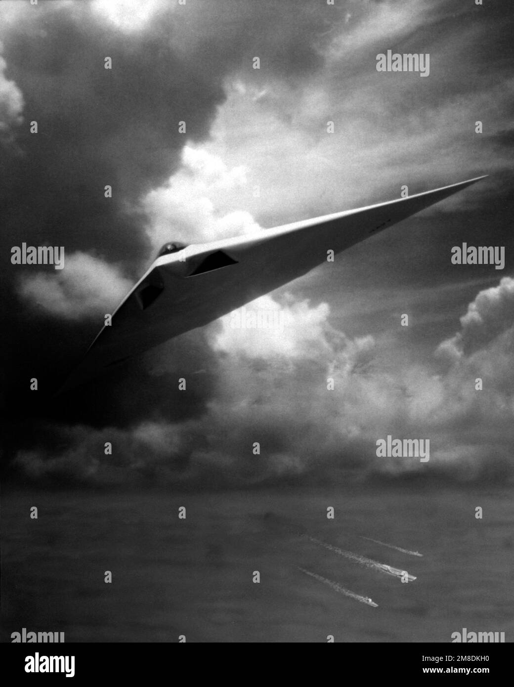 Il concetto di un artista dell'Aeromobile A-12 Avenger, in fase di sviluppo come gli Stati Uniti Velivolo di attacco avanzato della Marina per il 21st ° secolo. Paese: Sconosciuto Foto Stock