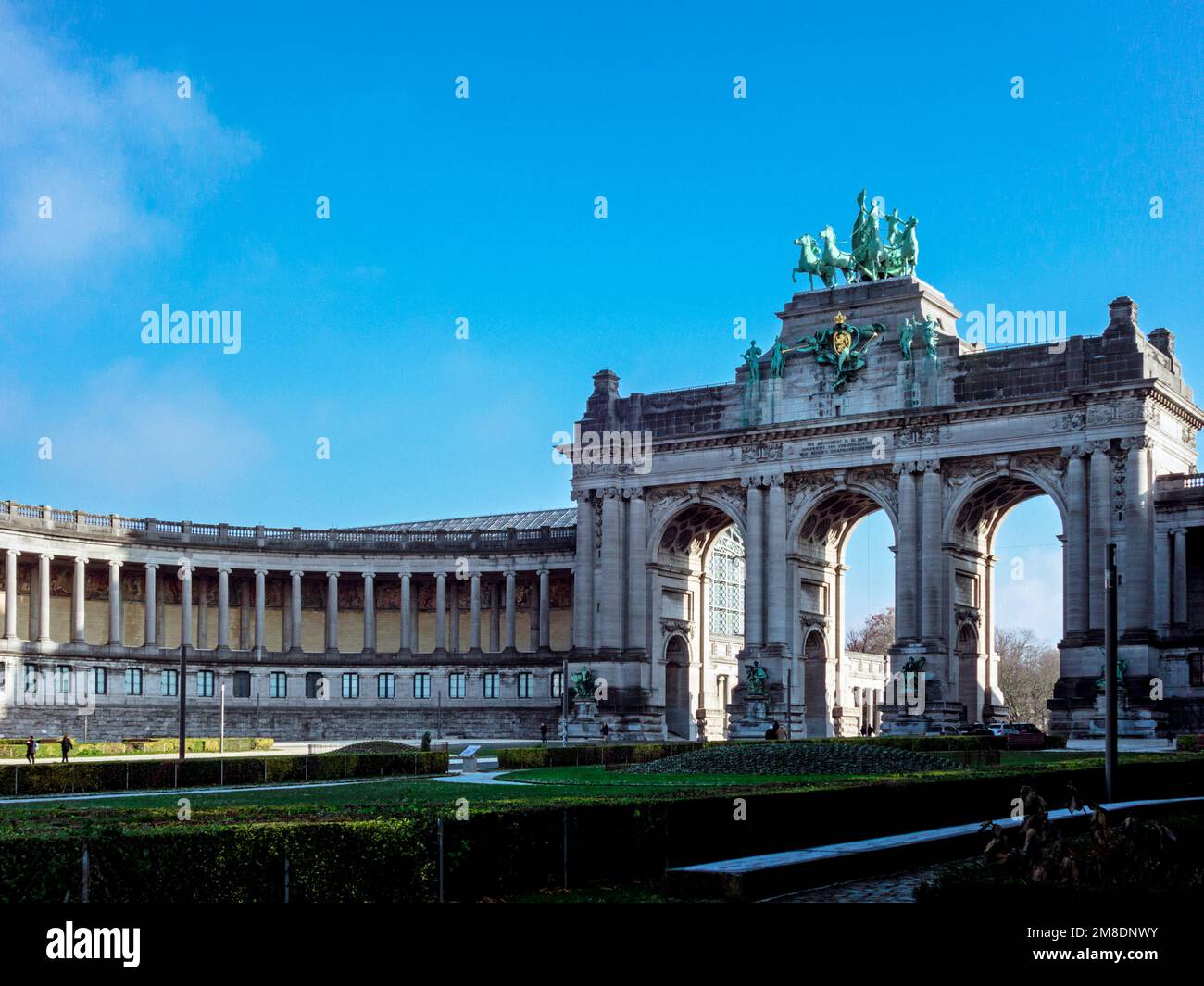 Arco del Cinquantenaire a Bruxelles/Belgio Foto Stock