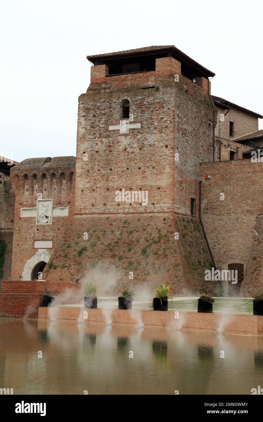 Castel Sismondo o Rocca Malatestiana, Rimini, Italia Foto Stock
