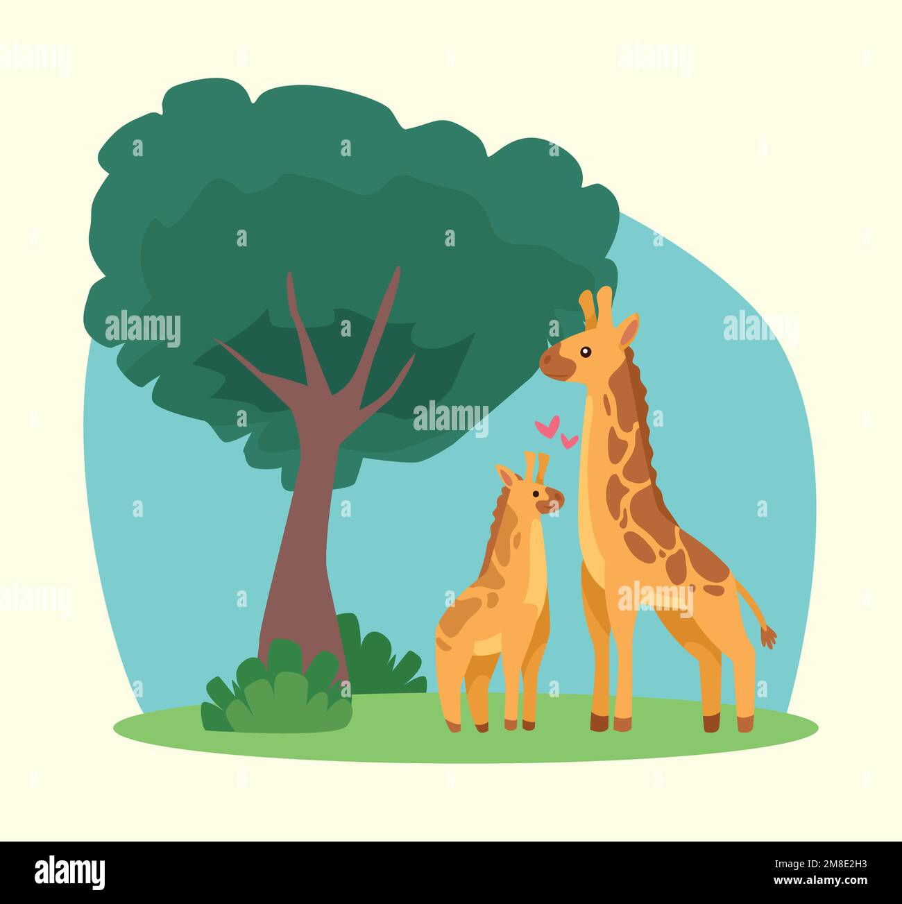 Something Different Soprammobile Mamma E Giraffa – 2 Pezzi In Resina – Ornamento Sentimentale FO_75430