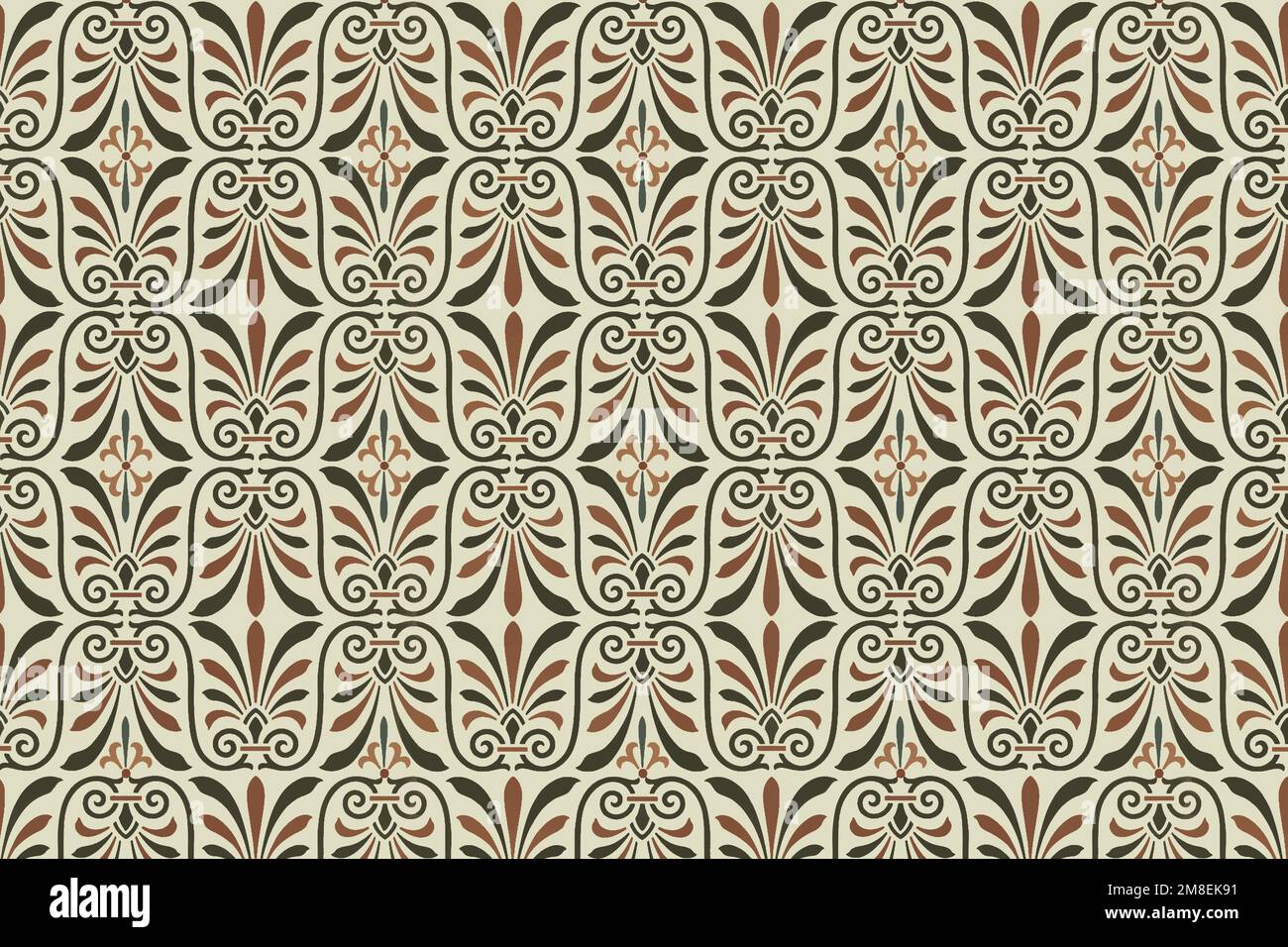 Tasto greco vettore di sfondo del pattern senza giunture Illustrazione Vettoriale