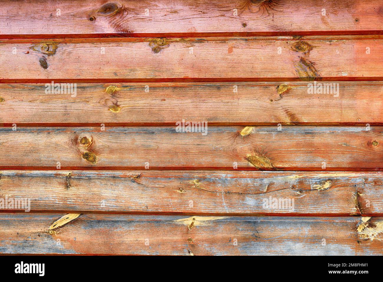 In legno antico sfondo a parete Foto Stock