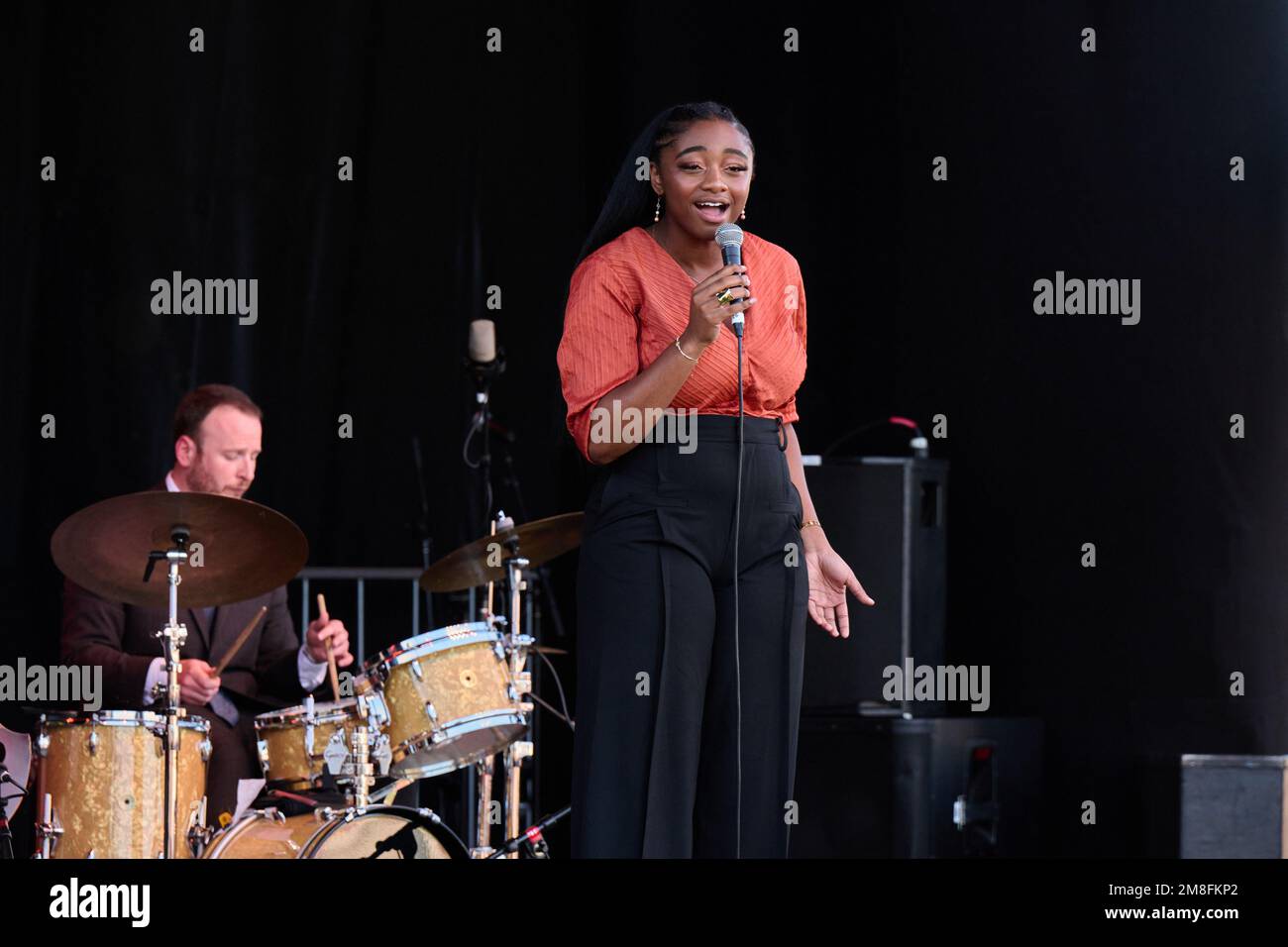 Samara Joy al Monterey Jazz Festival 2022 Foto Stock